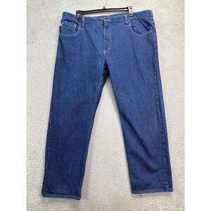All American Clothing Co. Jeans Mens 46X30 Blue Classic Straight Denim USA Made